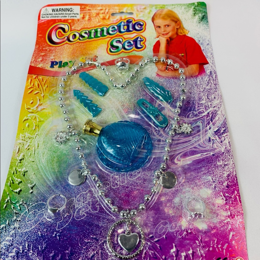Brand New Blue Cosmetic Play Set